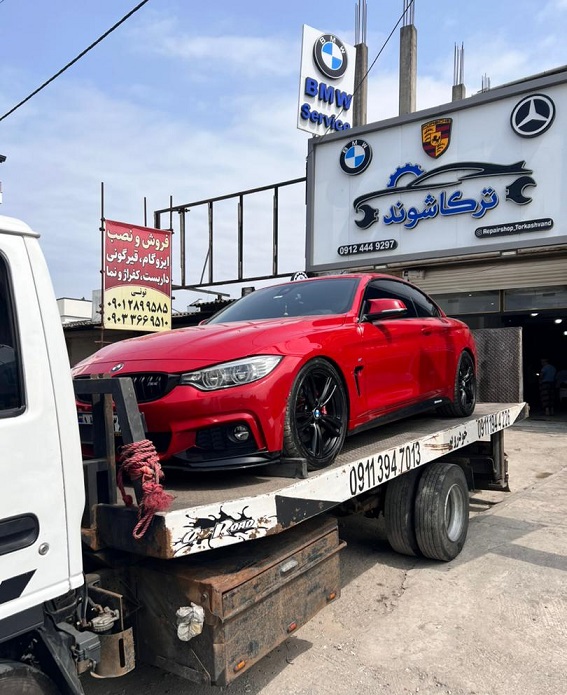 حمل خودروهای لوکس با یدککش هیدرولیک