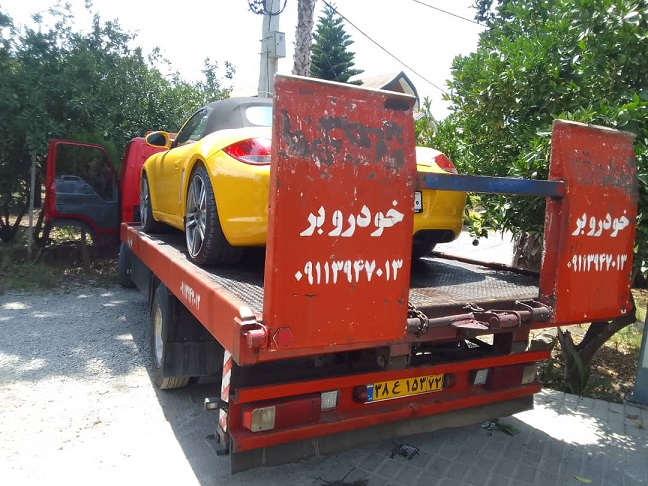 حمل خودروهای لوکس با یدککش هیدرولیک