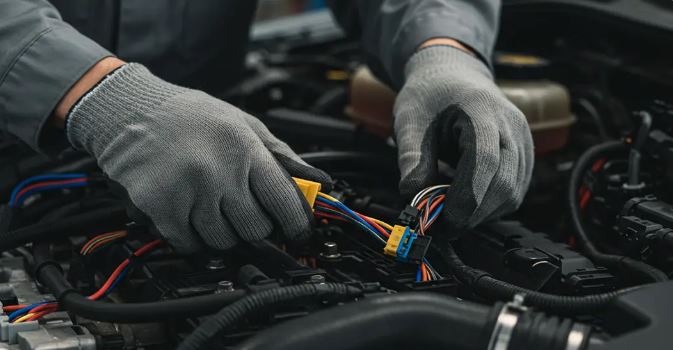 تعمیر برق خودرو در مسیر